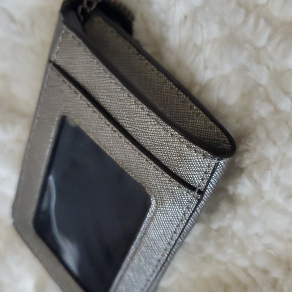 Rebecca Minkoff Metallic Grey Wallet - Picture 6 of 7
